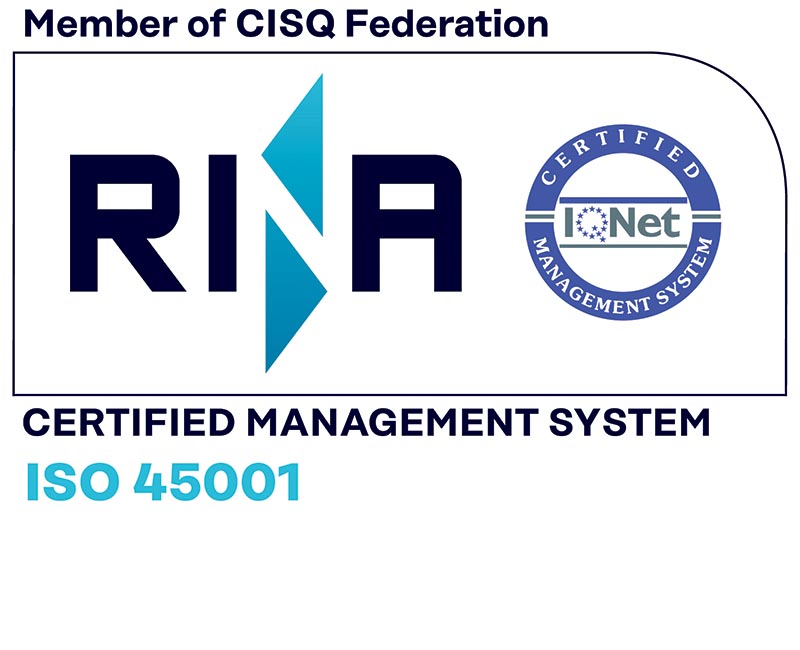 Logo Certificazione ISO 45001 | Fida G
